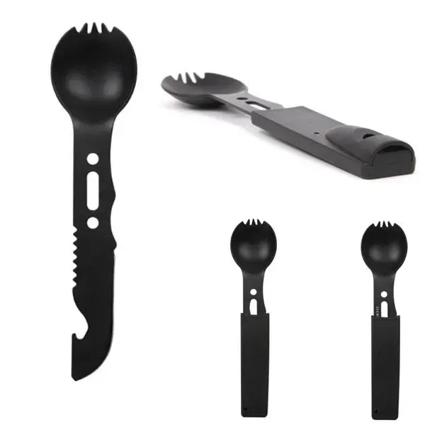 Crossover Outdoor Multi-Tool Tactical Survival Utensil Set