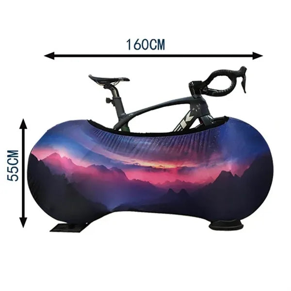 Stretchy Bike Dust Wheel Cover Washable Bicycle Protection