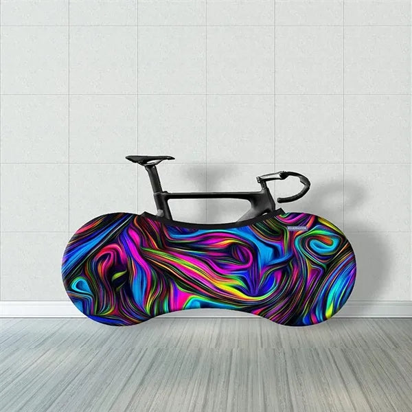 Stretchy Bike Dust Wheel Cover Washable Bicycle Protection