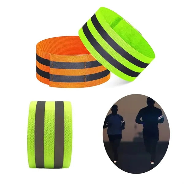 High Visibility Elastic Reflective Bands For Wrist Arm Leg