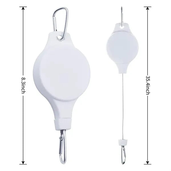 Retractable Plant Hanger Pulley with Rope