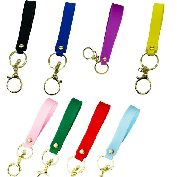 Fashion Color PVC Key Chain Bracelet