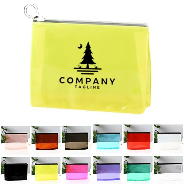 PVC Slider Toiletry Bag For Travel