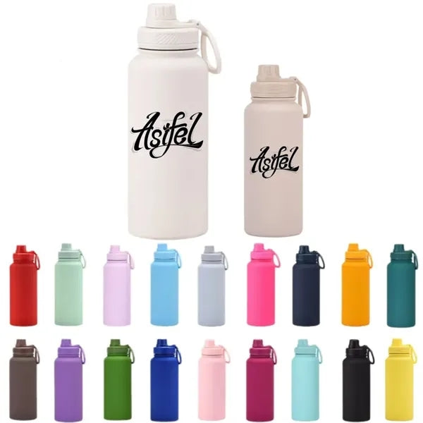 32 oz Water Bottle Sports Thermos with Lid