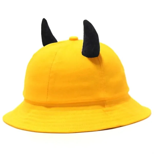 Unisex Summer Student Yellow Children Fisherman's Hat