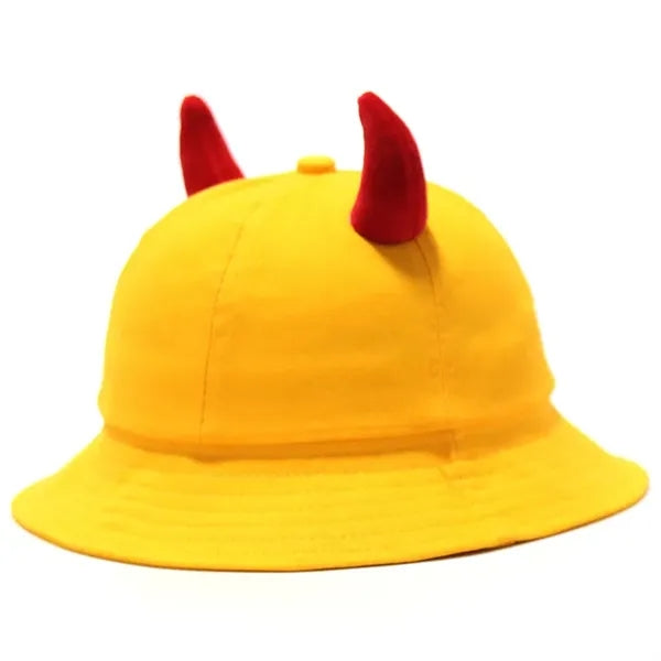 Unisex Summer Student Yellow Children Fisherman's Hat