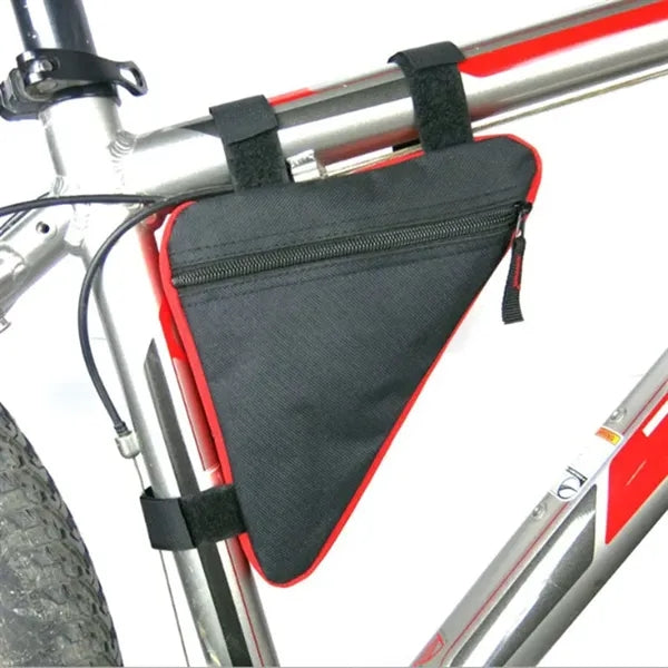 Triangle Bicycle Frame Saddle Cycling Front Tube Pouch Bag