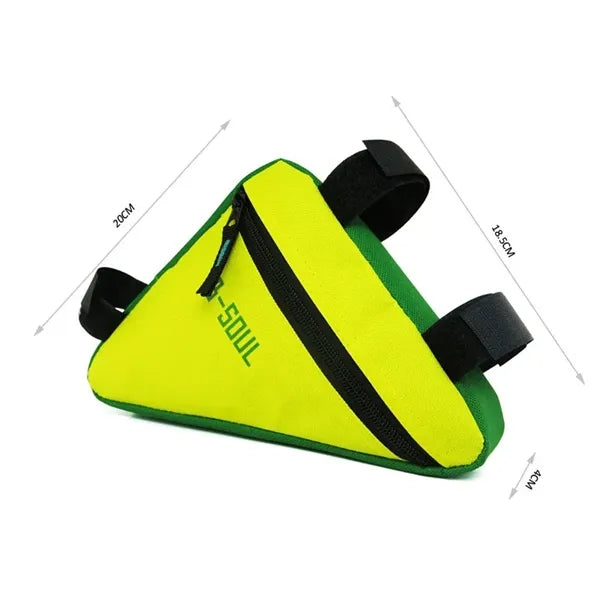 Triangle Bicycle Frame Saddle Cycling Front Tube Pouch Bag
