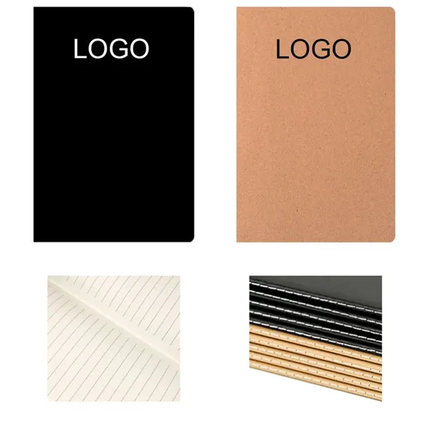 A5 Kraft Paper Lined Notebook