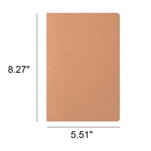 A5 Kraft Paper Lined Notebook