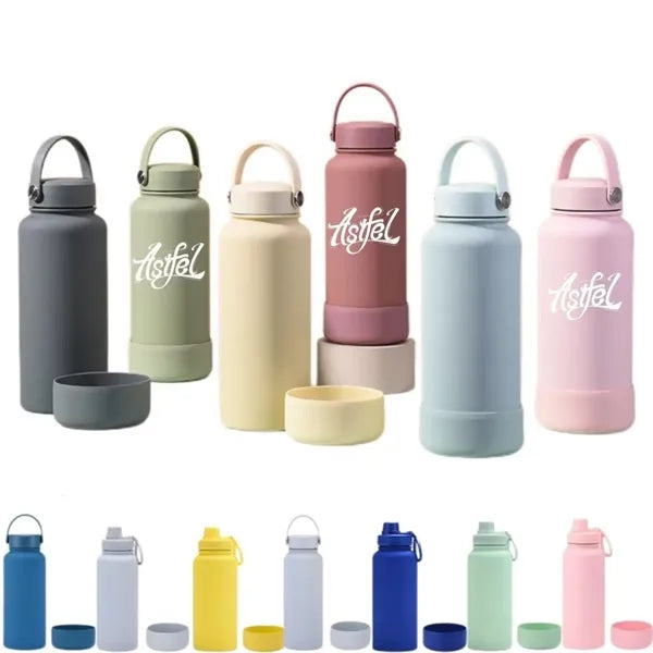 32 Oz Insulated Sports Water Bottle with non-slip base
