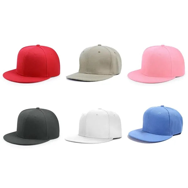 Classic Flat Brim Trucker Baseball Cap Hip Hop Snapback Hat