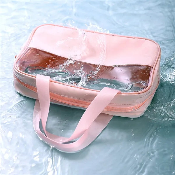 Transparent PVC Cosmetic Bag .