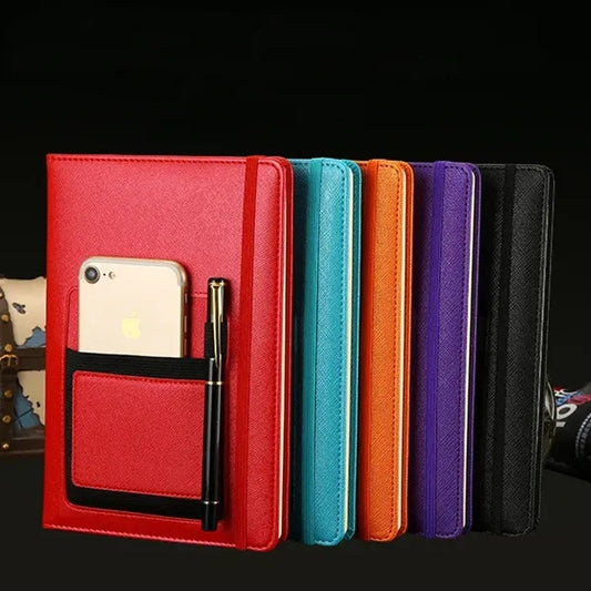 Journal Notebook with pocket, 160 Pages, 5.9 x 8.26