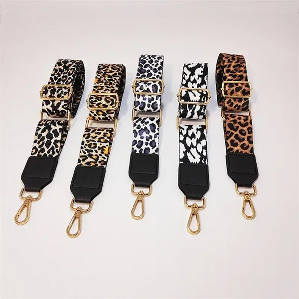 Full Color Adjustable Crossbody Bag Straps with Metal Hooks