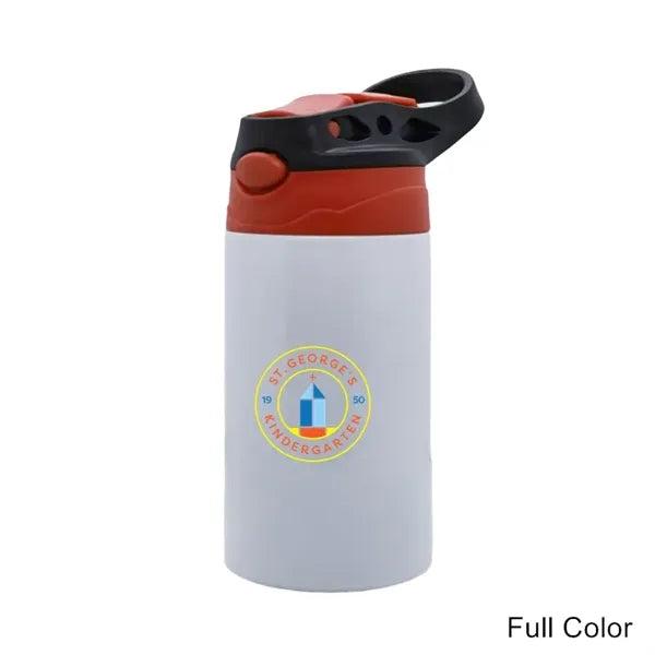 12 oz Stainless Steel Kids Flip-It Reflex Travel Cup Bottle
