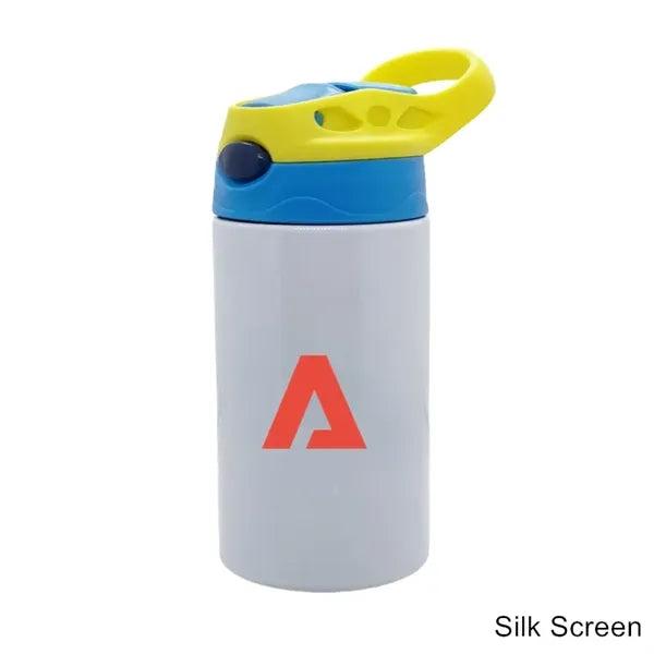 12 oz Stainless Steel Kids Flip-It Reflex Travel Cup Bottle