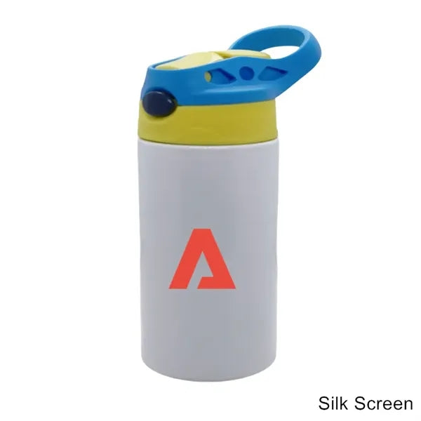 12 oz Stainless Steel Kids Flip-It Reflex Travel Cup Bottle