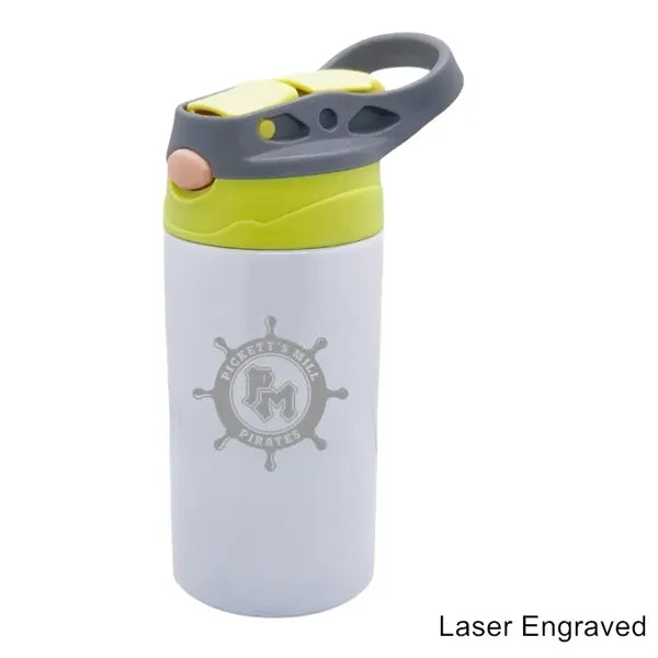 12 oz Stainless Steel Kids Flip-It Reflex Travel Cup Bottle