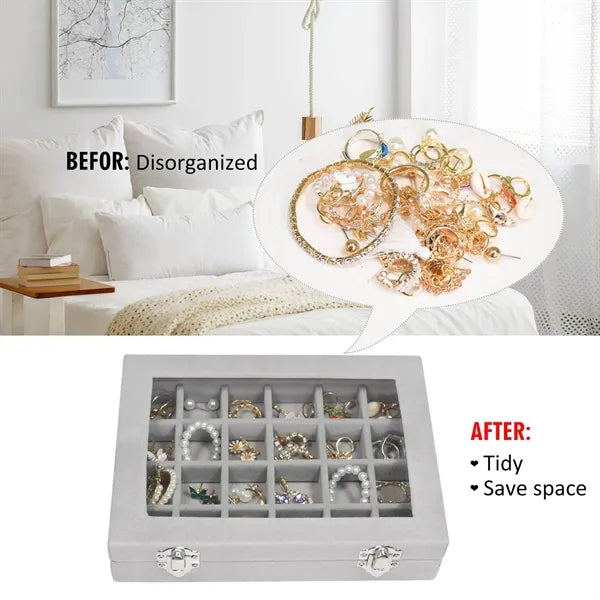 Ewelry Ring Display Organiser Box