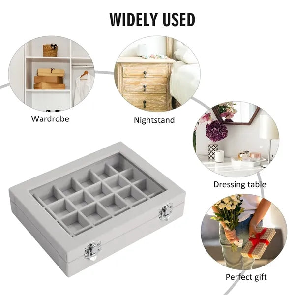 Ewelry Ring Display Organiser Box