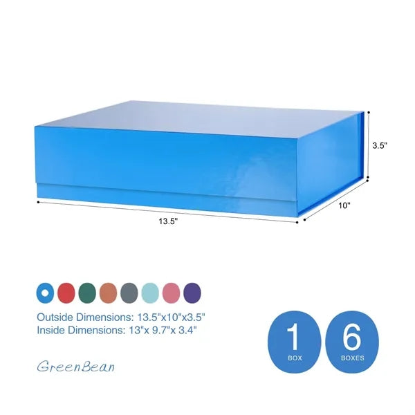 Large Blue Gift Box