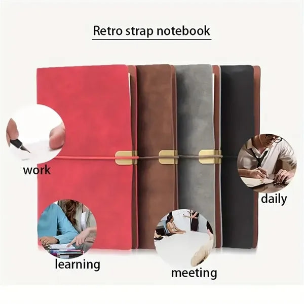 A6/A5/B5 Refillable Leather Notebook