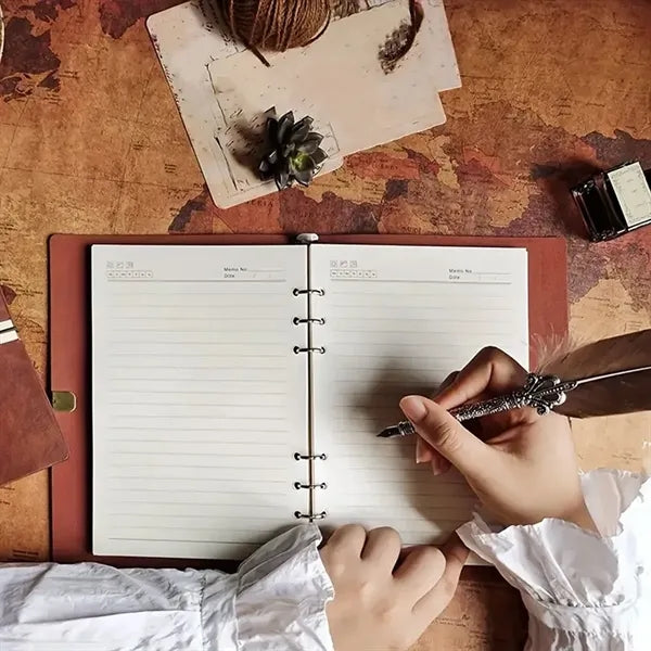 A6/A5/B5 Refillable Leather Notebook