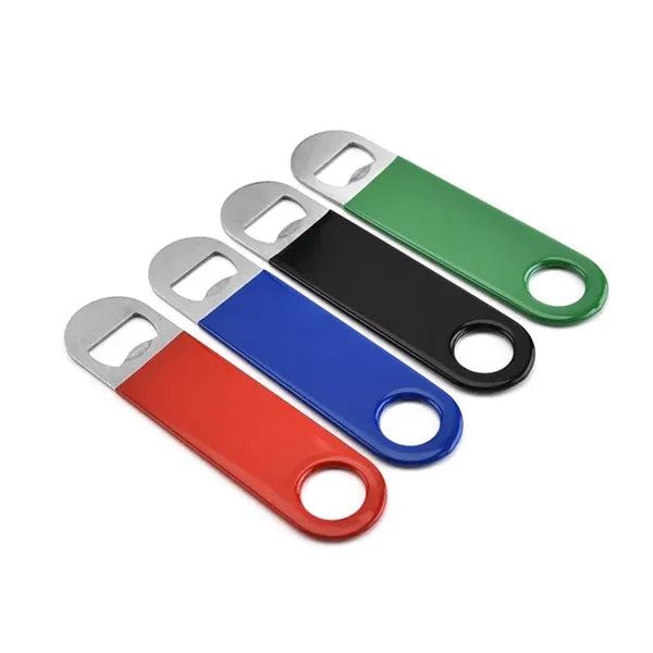 Vinyl Coated Stainless Steel Bottle Opener Middle Size