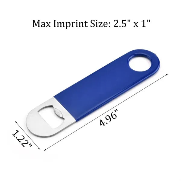 Vinyl Coated Stainless Steel Bottle Opener Middle Size