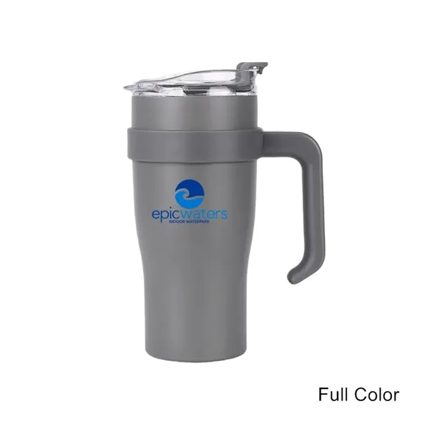 30 oz Tumbler Stainless Steel Double Wall Mug Straw and Lid