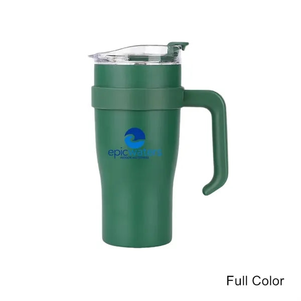 30 oz Tumbler Stainless Steel Double Wall Mug Straw and Lid