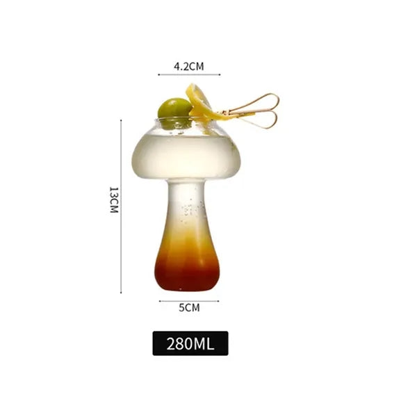 Mushroom Wine Glass Cocktail
