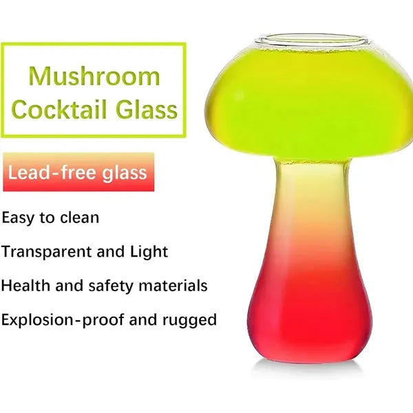 Mushroom Wine Glass Cocktail