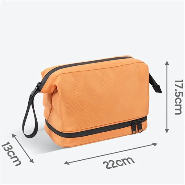 Double-Layer Wash Dry Wet Separation Storage/Cosmetics Bag