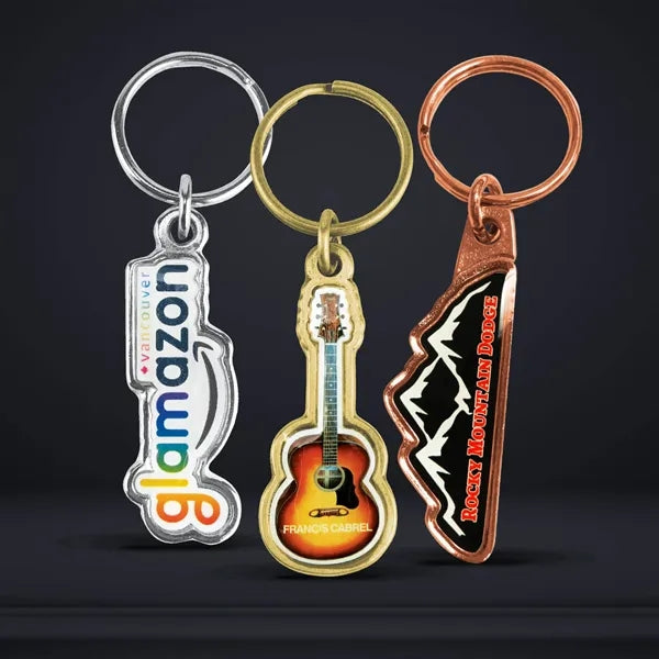 Shape Hand Crafted Metal Keychain