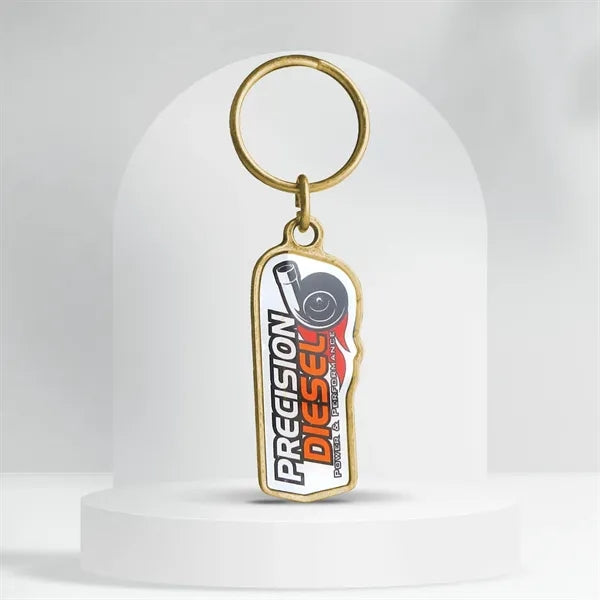 Shape Hand Crafted Metal Keychain