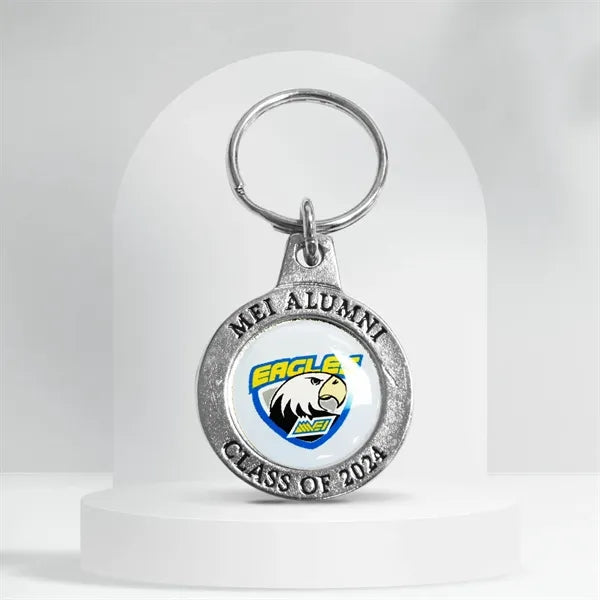 Shape Hand Crafted Metal Keychain