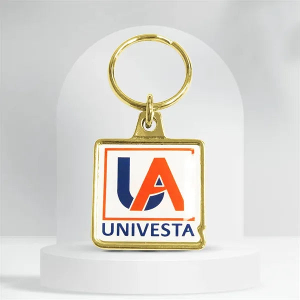 Shape Hand Crafted Metal Keychain