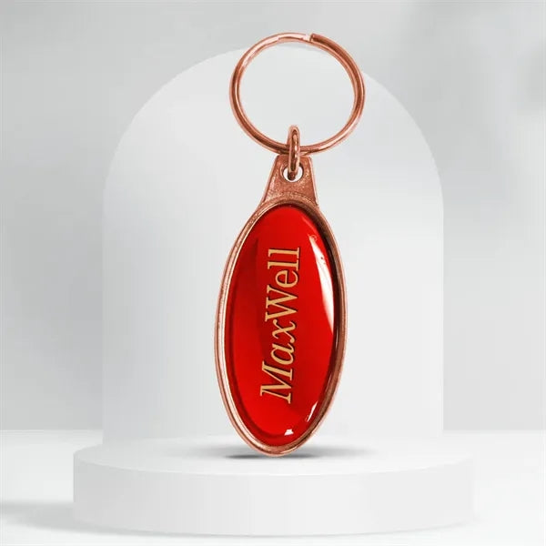 Shape Hand Crafted Metal Keychain