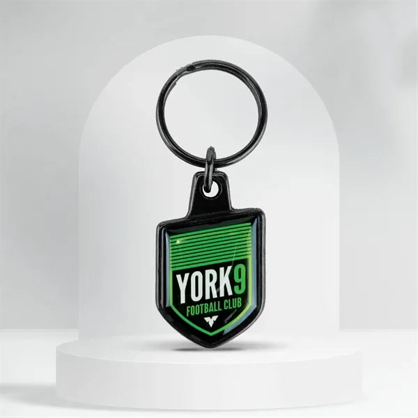 Shape Hand Crafted Metal Keychain