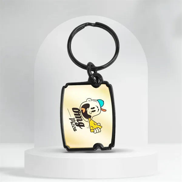 Shape Hand Crafted Metal Keychain