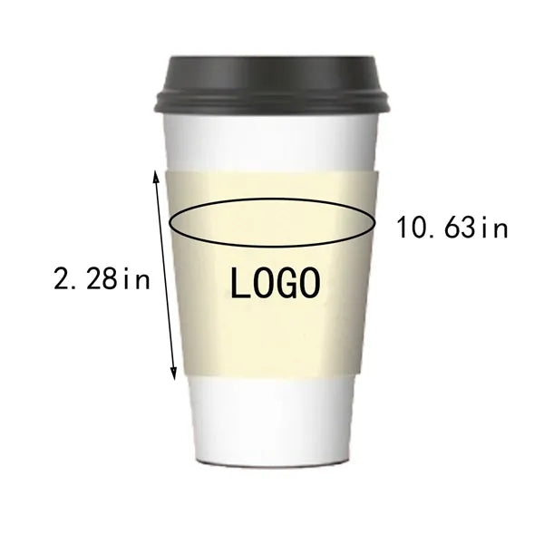 Coffee Milk Tea Beautiful Paper Cup Cover