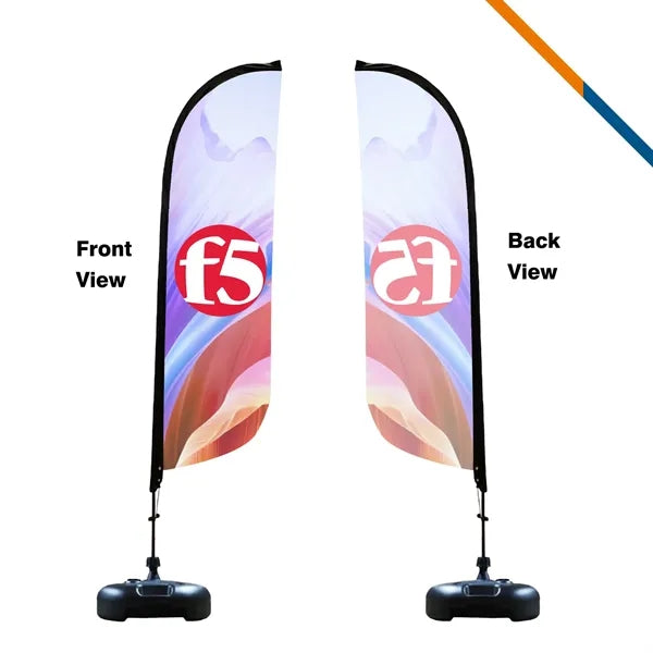 10' Veil Single-Sided Feather Flag