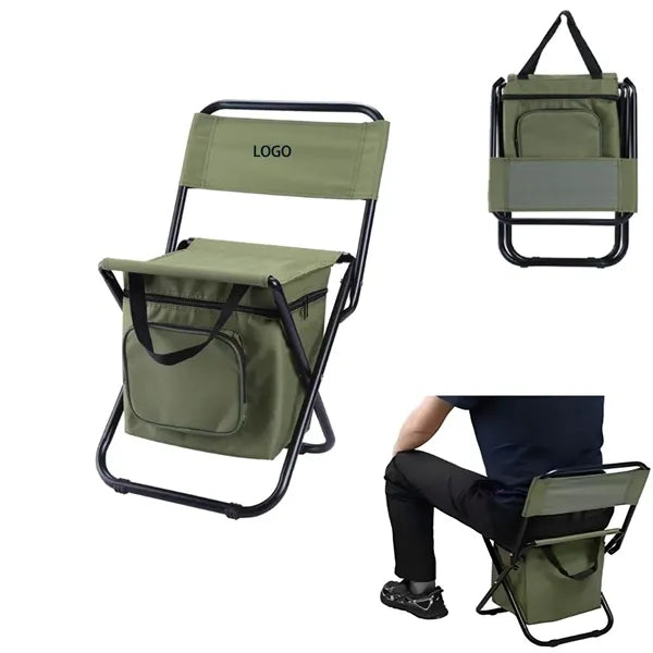 Outdoor Folding Leisure Camping Cooler Chair
