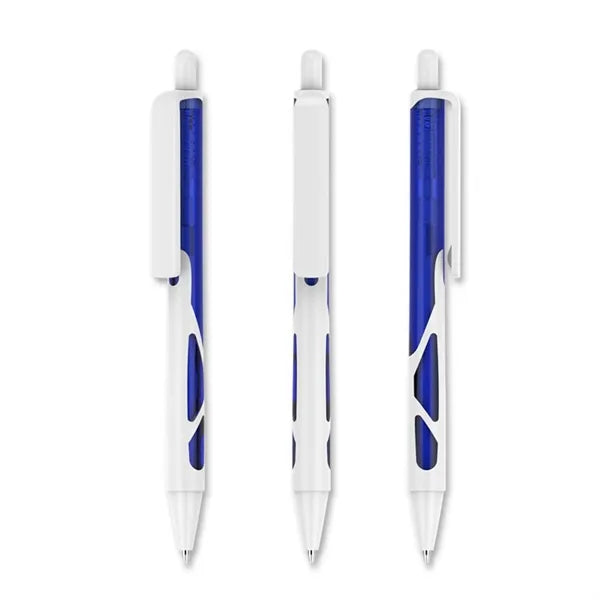 Plastic Hallowed Transparent Click Ballpoint Pen