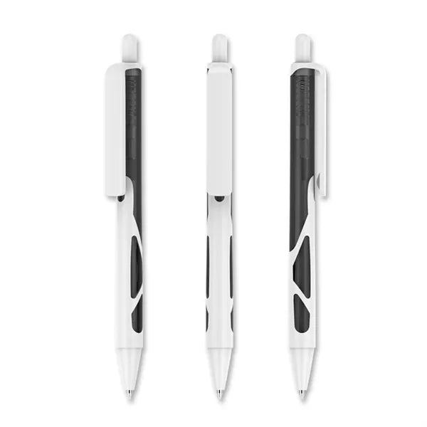 Plastic Hallowed Transparent Click Ballpoint Pen