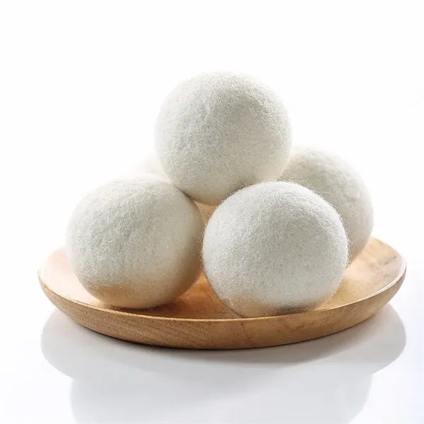 6 Pieces Wool Dryer Balls And Bag Set