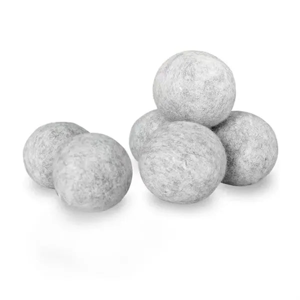 6 Pieces Wool Dryer Balls And Bag Set