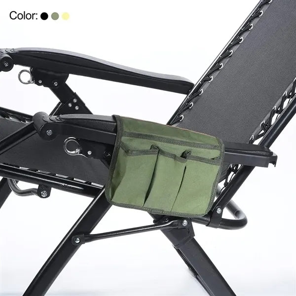 Chair Armrest Organizer Outdoor Folding Arm Rest Side Bag